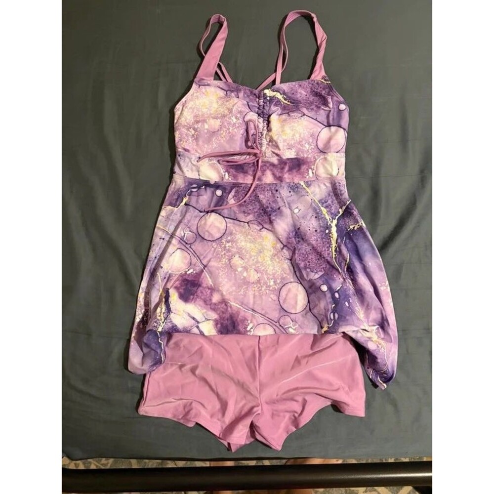 Women’s Purple Tankini Swimsuit